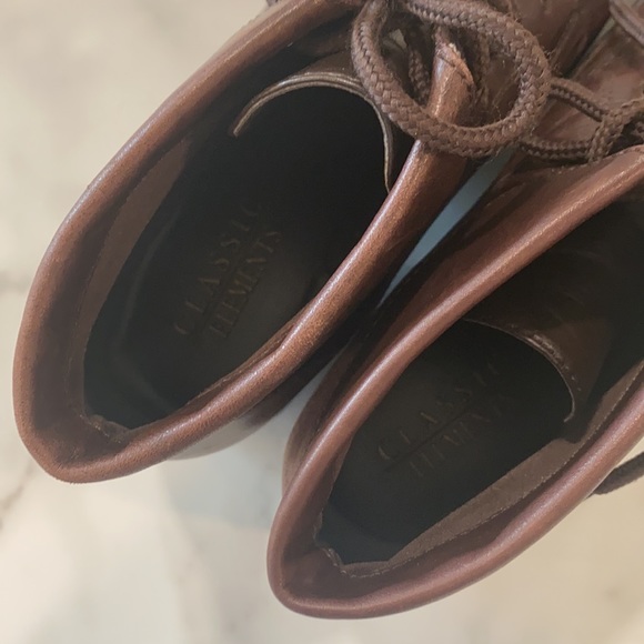 Classic Elements Genuine Leather Ankle Boots Size 7.5 - Picture 8 of 11